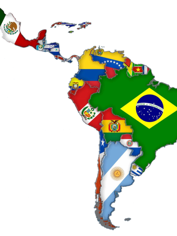 latin america map